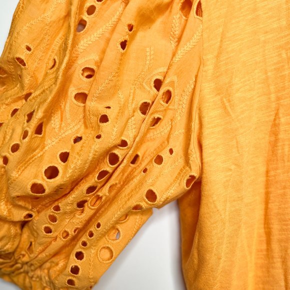 Eyelet Lace Puff Sleeve Top from EXPRESS - Picture 4 of 4